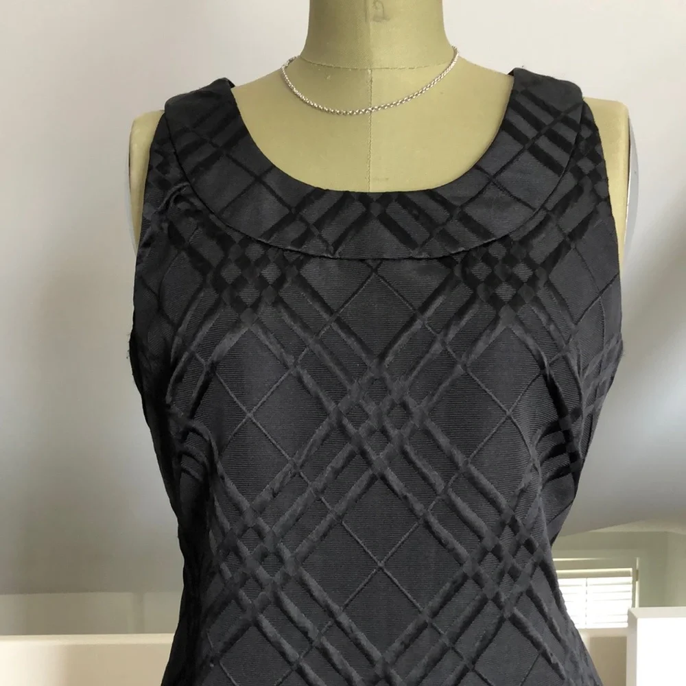 Evan-Picone black cocktail dress - Picture 2 of 9